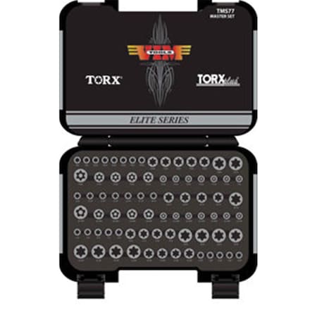 Vim Tools 77 Piece Torx Master Set TMS77, RTL140839 VMTMS77